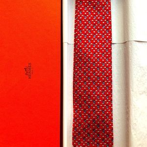 HERMÈS Cravate Twill Tie.